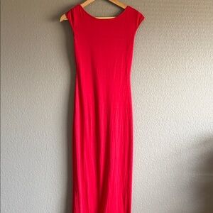 Classic Red Women's Maxi Dress